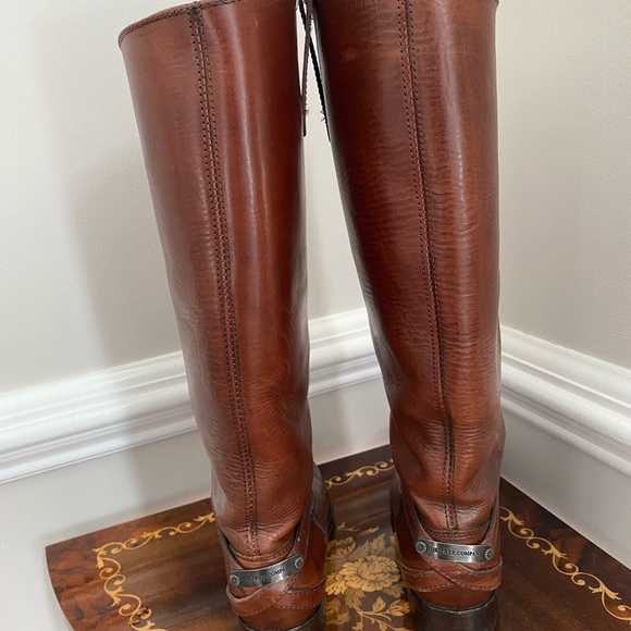 Frye Womens Melissa Brown Riding Boots Size 5.5B (76976) - Picture 8 of 10